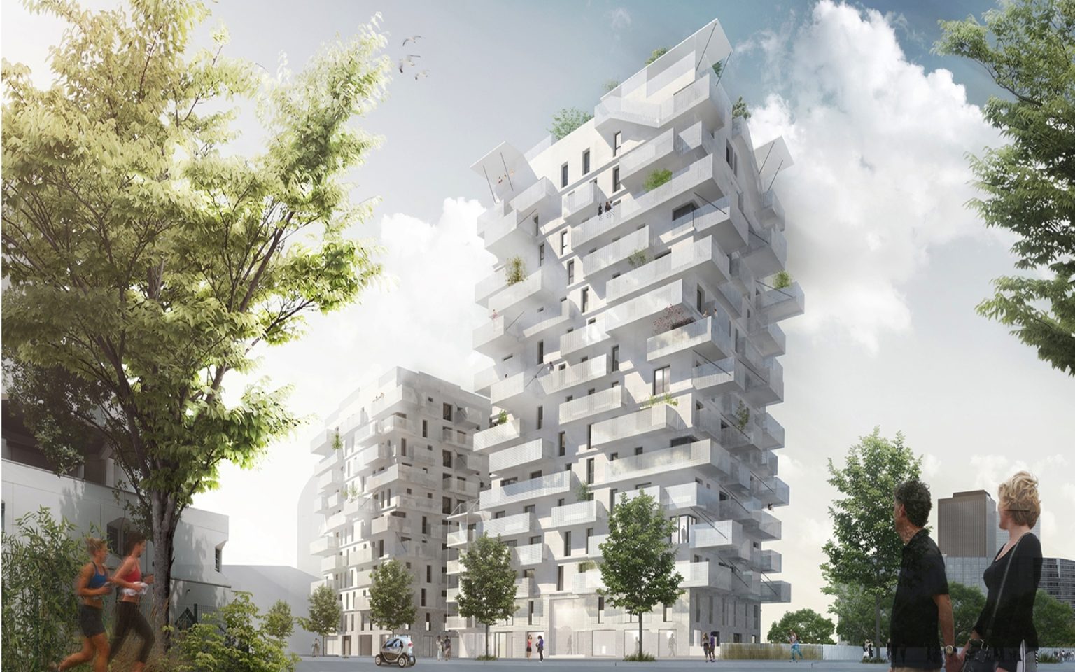Gestion complète du projet - 55 Logements sociaux, 73 logements accession et parking public de 5 niveau - Nanterre (92) - MOA Promoteur immobilier